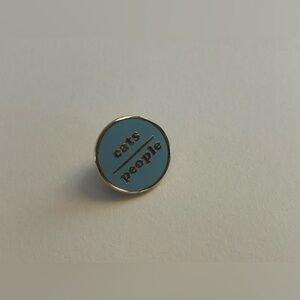 Cost Plus World Market Blue and Gold Pin